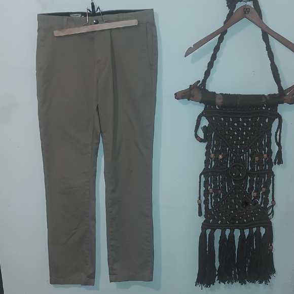 Men's Stretch Chino Pants - Khaki - Picture 4 of 13